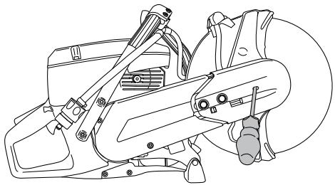 HUSQVARNA K 750 - Montage du disque découvert - 4