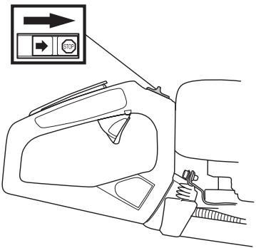 HUSQVARNA 123 HD 65 - Blocage de l'accélération - 5