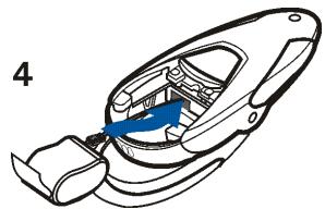 NOKIA WIRELESS HEADSET HDW-2 - Changing the battery - 4