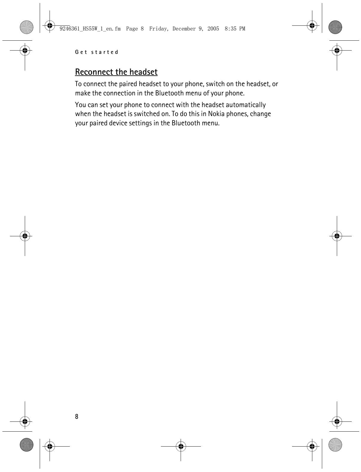 NOKIA WIRELESS HEADSET HS-55W - Bluetooth wireless technology - 7