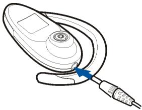 NOKIA WIRELESS HEADSET HS-56W - Charge the battery - 1