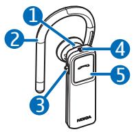 NOKIA BLUETOOTH HEADSET BH-606 - Nokia Bluetooth Headset BH-606 - 1