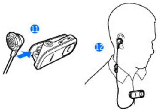NOKIA BLUETOOTH HEADSET BH-608 - Nokia Bluetooth Headset BH-608 - 3