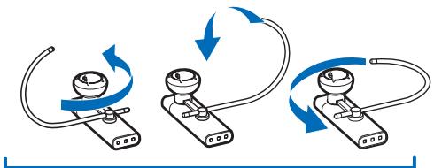 NOKIA BLUETOOTH HEADSET BH-804 - Place the headset on the ear - 2