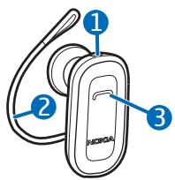 NOKIA BLUETOOTH STEREO HEADSET BH-105 - Nokia Bluetooth Headset BH-105 - 1