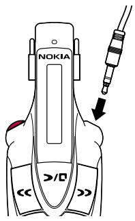 NOKIA MUSIC PLAYER - Close the battery cap - 1