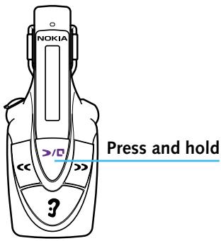 NOKIA MUSIC PLAYER - Display lighting - 1