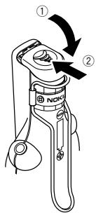 NOKIA MUSIC PLAYER - Insert the battery - 1