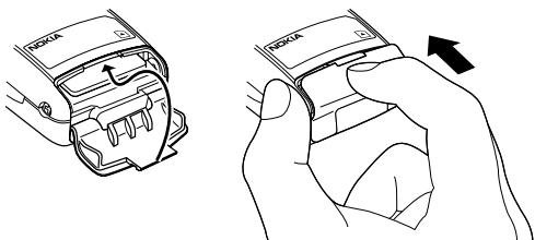 NOKIA MUSIC PLAYER - Close the memory-card cover - 1