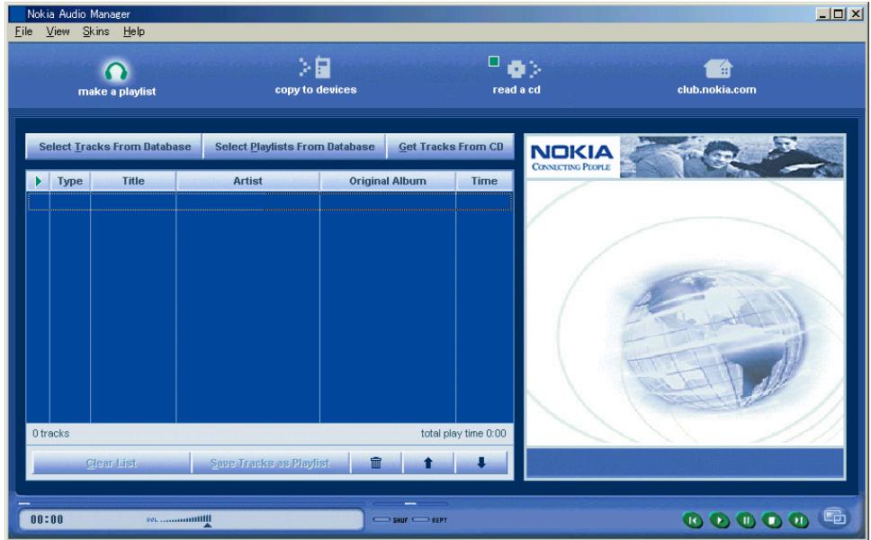 NOKIA MUSIC PLAYER - Start Nokia Audio Manager - 2