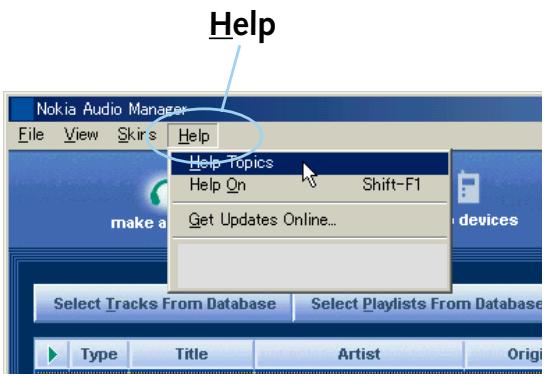NOKIA MUSIC PLAYER - Help – Where to go from here? - 1