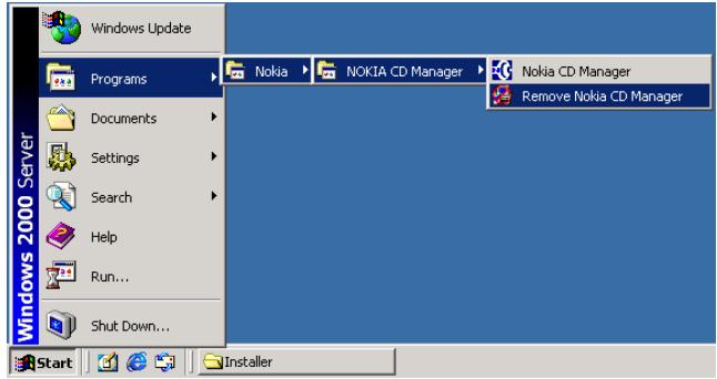 NOKIA MUSIC PLAYER - Uninstall Nokia CD Manager - 1