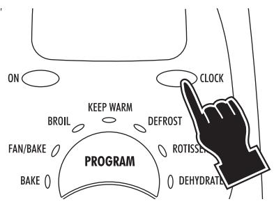 DELONGHI AD 1079B/W - - SETTING THE CLOCK - 1