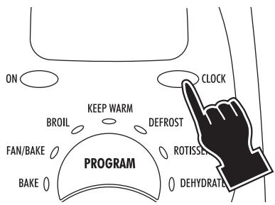 DELONGHI AD 1079B/W - - SETTING THE CLOCK - 5