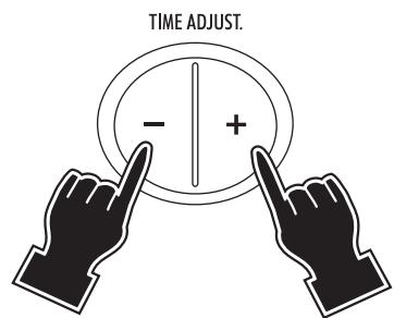 DELONGHI AD 1099.W S - - SETTING THE CLOCK - 3