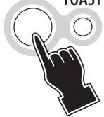 DELONGHI AD 699 CHROME - - TOASTING MODE - 2