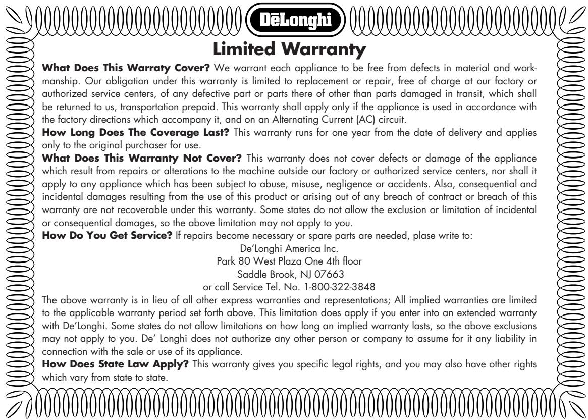 DELONGHI AD 699 CHROME - INTERIOR LIGHT - 1