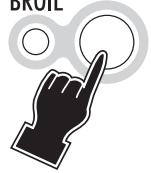 DELONGHI AD 699 CHROME - - BROILING MODE - 1