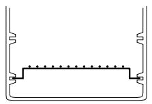 DELONGHI AD 699 CHROME - - CORRECT WIRE SHELF POSITIONS - 2