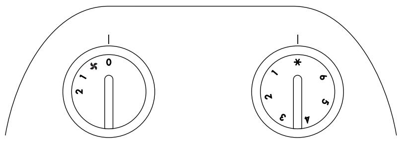 DELONGHI DFH 232 220V - FAN HEATER CONTROLS - 1