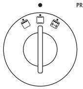 DELONGHI EO 3835B/W - ON/OFF AND TIMER KNOB (G) - 3