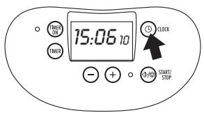 DELONGHI PMC 110 - HOW TO SET THE CLOCK (MODELS WITH TIMER ONLY) - 5