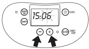 DELONGHI PMC 110 - HOW TO SET THE CLOCK (MODELS WITH TIMER ONLY) - 4