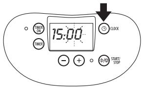 DELONGHI PMC 110 - HOW TO SET THE CLOCK (MODELS WITH TIMER ONLY) - 3