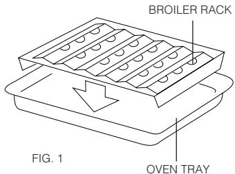 DELONGHI XU 150 - Always allow 1" between food and upper heating element. - 1