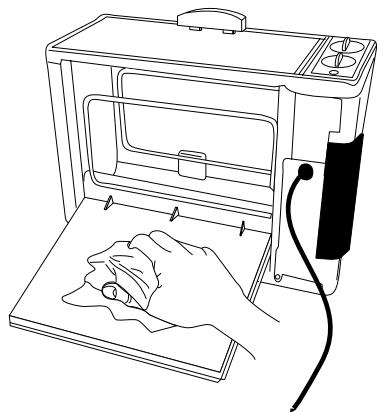 DELONGHI XU 150 - Cleaning the bottom of the oven - 2