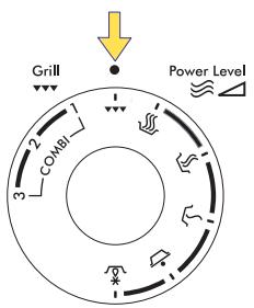 DELONGHI MW 651 - TURNING THE OVEN ON WITH THE GRILL-ONLY FUNCTION - 2