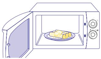 DELONGHI MW 651 - TURNING THE OVEN ON USING ONLY THE MICROWAVE FUNCTION - 2
