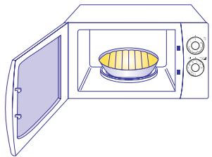 DELONGHI MW 651 - STARTING THE OVEN IN THE COMBINED MICROWAVE + GRILLFUNCTION - 2