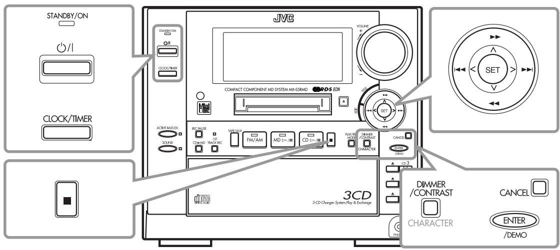 JVC CA-MXS5RMD - Putting the Batteries into the Remote Control - 5