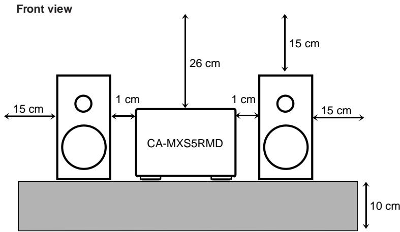 JVC CA-MXS5RMD - Caution: Proper Ventilation - 1