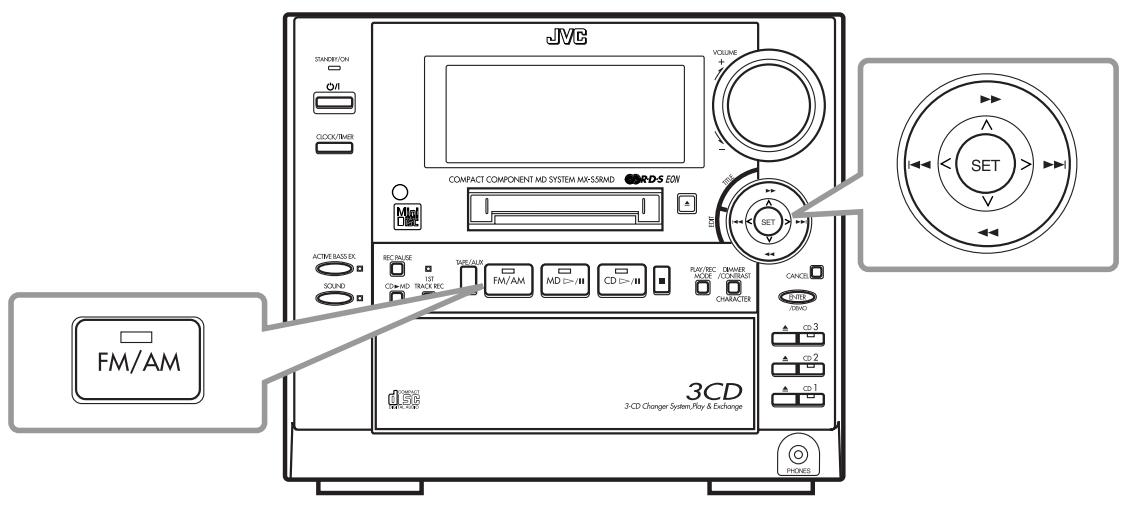 JVC CA-MXS5RMD - On the unit ONLY: - 4