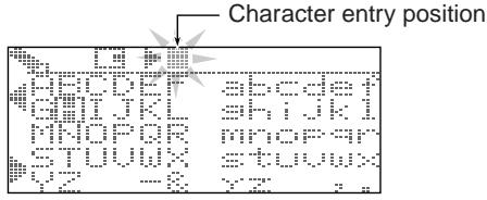 JVC CA-MXS5RMD - Input a character. - 1