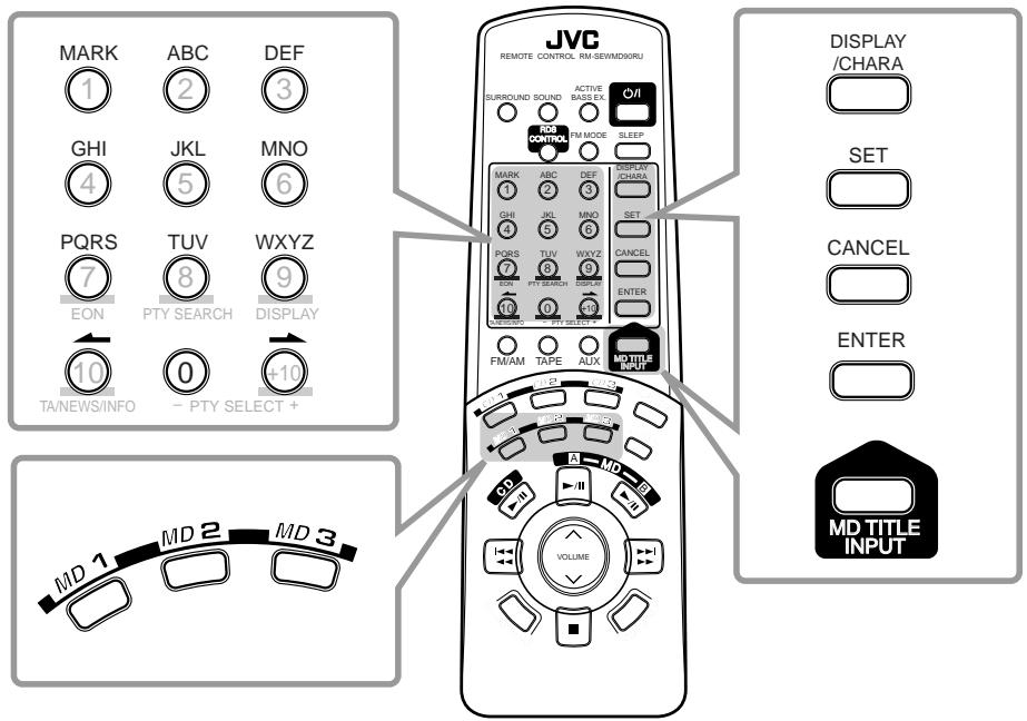 JVC CA-WMD90 - On the unit ONLY: - 5