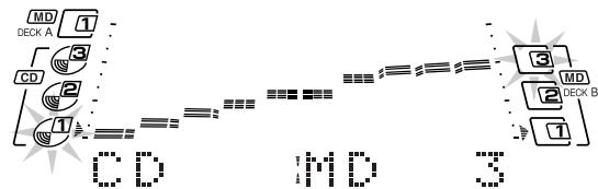 JVC CA-WMD90 - Rotate the left jog dial to select the recordable MD. Ex. MD 3 is selected as the recordable MD - 1