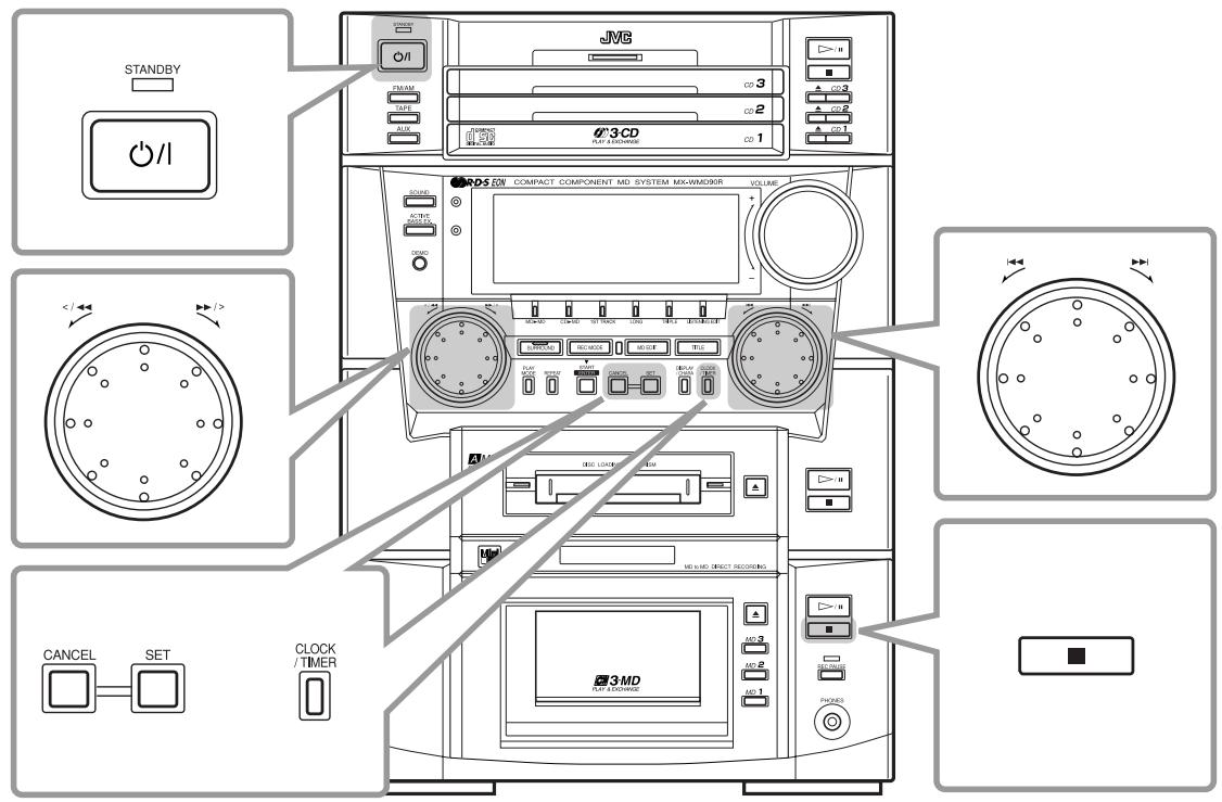 JVC CA-WMD90 - To erase all the characters - 1