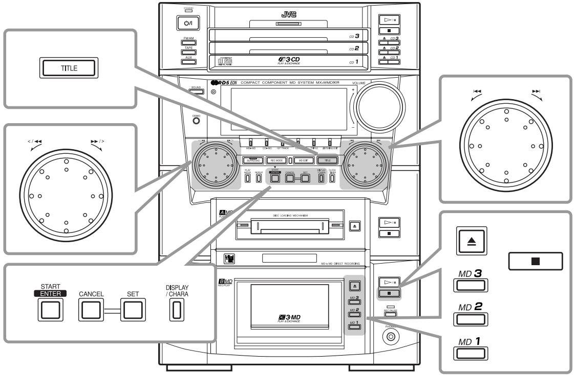 JVC CA-WMD90 - On the unit ONLY: - 4