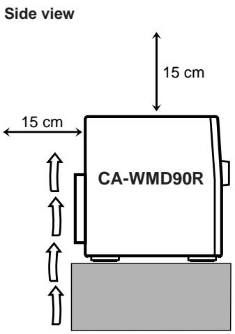 JVC CA-WMD90 - Caution: Proper Ventilation - 2