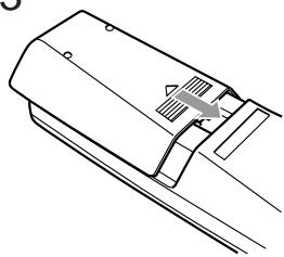 JVC CA-WMD90 - Putting the Batteries into the Remote Control - 3