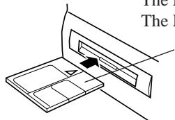 JVC CA-WMD90 - Insert an MD into the MD deck A loading slot. - 1