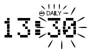 JVC FS-X1 - Setting the OFF time (Example: 13:30). - 2