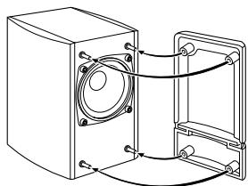 JVC FS-X1 - When attaching the speaker grills: - 2