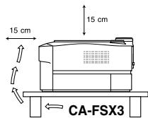 JVC FS-X3 - ■ About the Internal Cooling Fan - 4