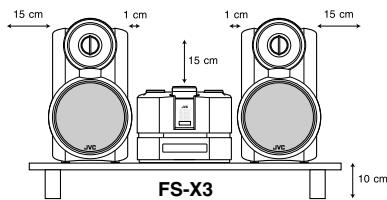 JVC FS-X3 - ■ About the Internal Cooling Fan - 3
