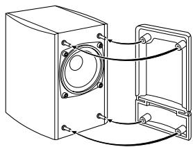 JVC FS-X3 - When attaching the speaker grills: - 2