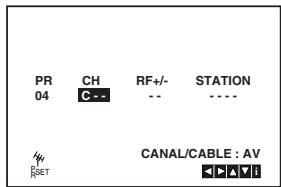 JVC HR-XV45SEF - Tourner les stations TV manuelles - 4